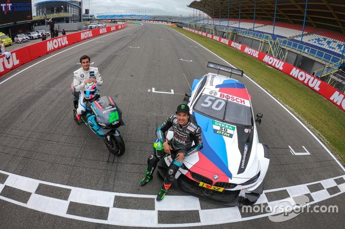 Franco Morbidelli, Petronas Yamaha SRT y Bruno Spengler, BMW M4 DTM