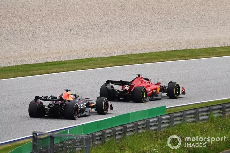 Charles Leclerc, Ferrari SF-23, Max Verstappen, Red Bull Racing RB19