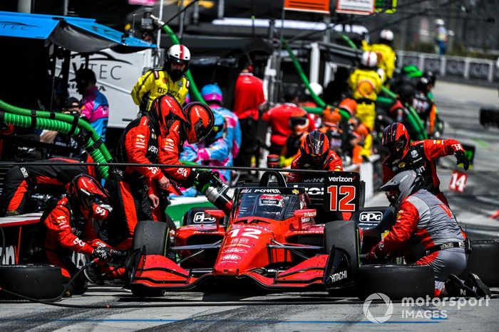 Will Power, Team Penske Chevrolet, pit stop