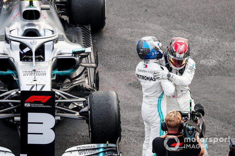 Bottas e Hamilton