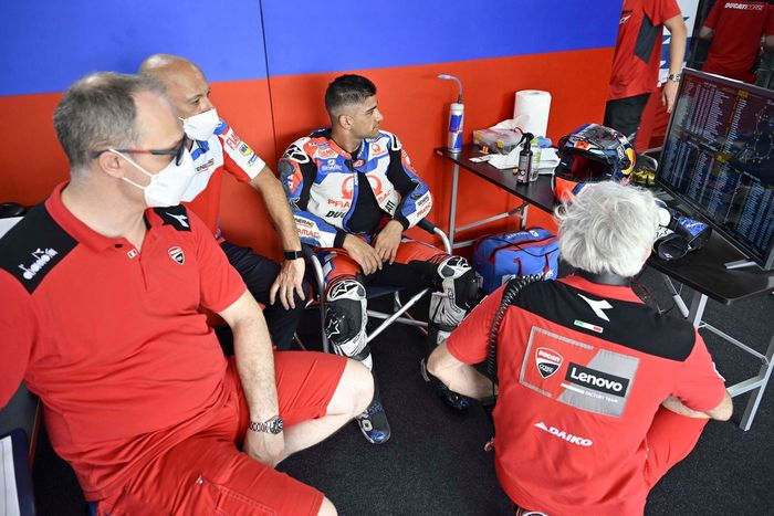 Jorge Martin, Pramac Racing, Gigi Dall'Igna, Ducati Corse General Manager

