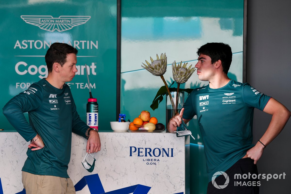 Nick Yelloly, Aston Martin et Lance Stroll, Aston Martin