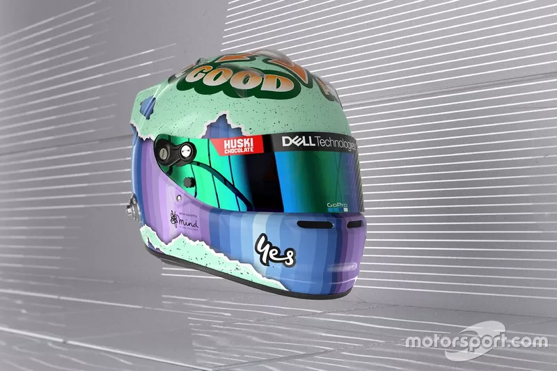 Casque de Daniel Ricciardo, McLaren