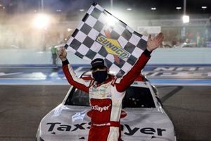 Race winner Myatt Snider, Richard Childress Racing, Chevrolet Camaro TaxSlayer