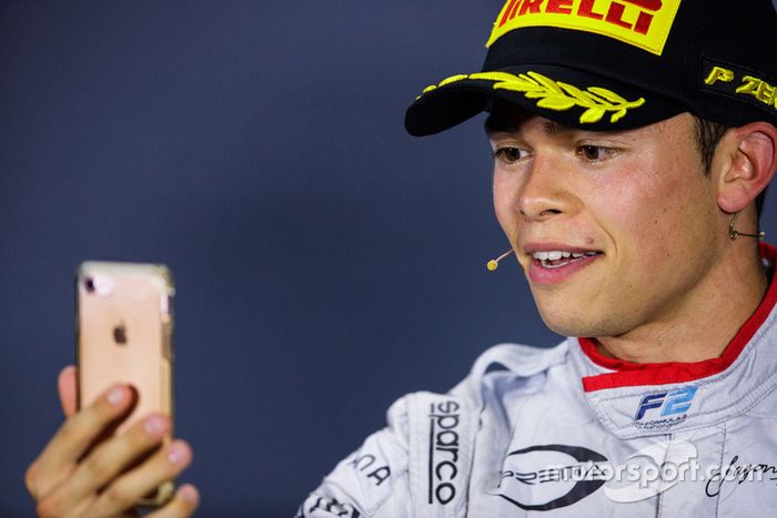 Conferencia de prensa
:  Nyck De Vries, PREMA Racing  