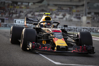 Max Verstappen, Red Bull Racing RB14 op de grid