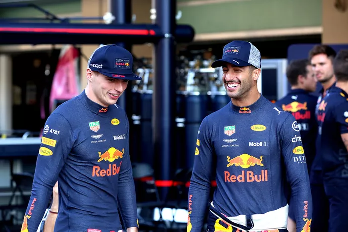 Max Verstappen, Red Bull Racing ve Daniel Ricciardo, Red Bull Racing