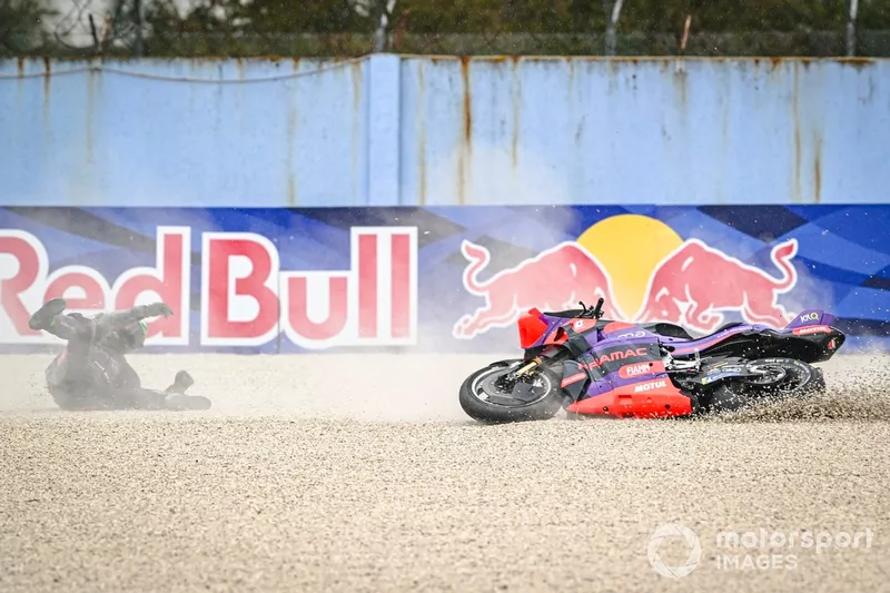 Franco Morbidelli, Pramac Racing crash