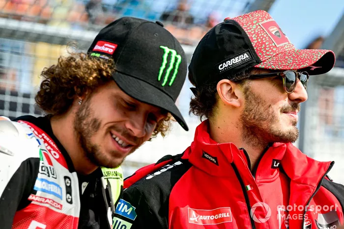 Francesco Bagnaia, Ducati Team, Marco Bezzecchi, VR46 Racing Team