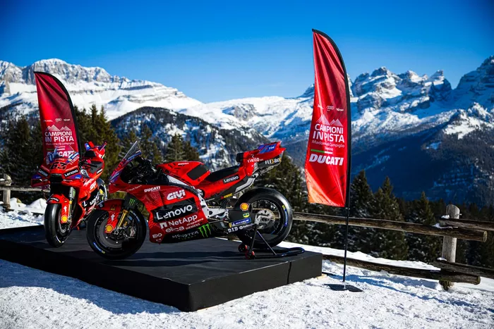 Campioni In Pista with Marc Marquez and Francesco Bagnaia, Ducati Team