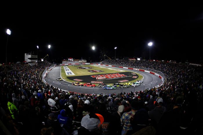 Vista general de la carrera durante la eliminatoria nº 1