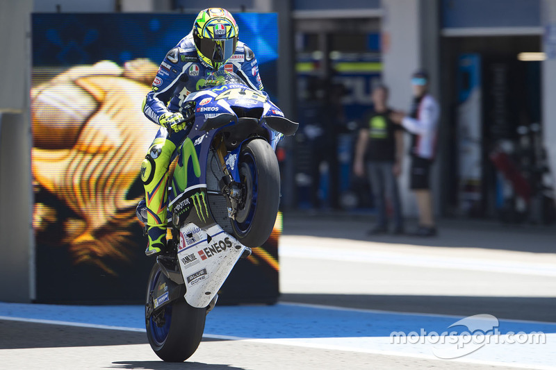 Il vincitore Valentino Rossi, Yamaha Factory Racing