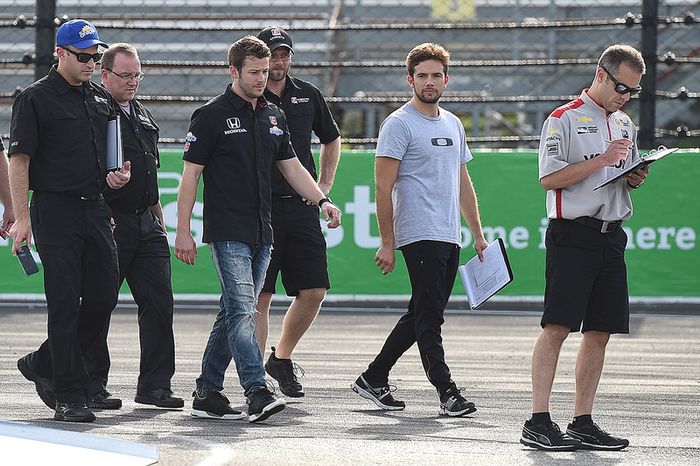 Marco Andretti, Andretti Autosport Honda, Carlos Muñoz, Andretti Autosport Honda