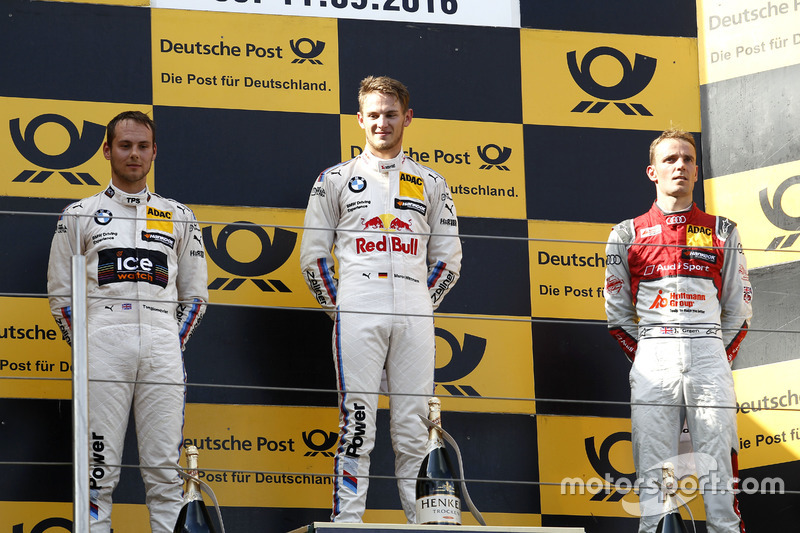 Podium: Race winner Marco Wittmann, BMW Team RMG, BMW M4 DTM; second place Tom Blomqvist, BMW Team R