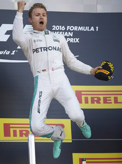 Podium: winnaar Nico Rosberg, Mercedes AMG F1 Team