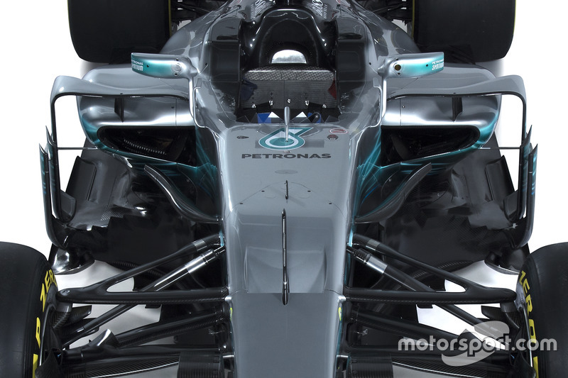 Détails de la Mercedes AMG F1 W08