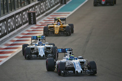 Felipe Massa, Williams FW38 vor Valtteri Bottas, Williams FW38