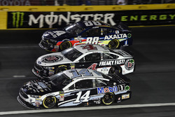 Clint Bowyer, Stewart-Haas Racing, Chevrolet Camaro Stewart-Haas Racing Fan Club, Kevin Harvick, Stewart-Haas Racing, Ford Fusion Jimmy John's, Alex Bowman, Hendrick Motorsports, Chevrolet Camaro Axalta