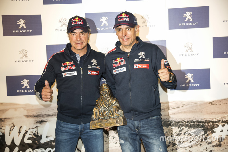 Carlos Sainz, Lucas Cruz, Peugeot Sport