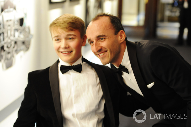 Robert Kubica se encuentra con Billy Monger