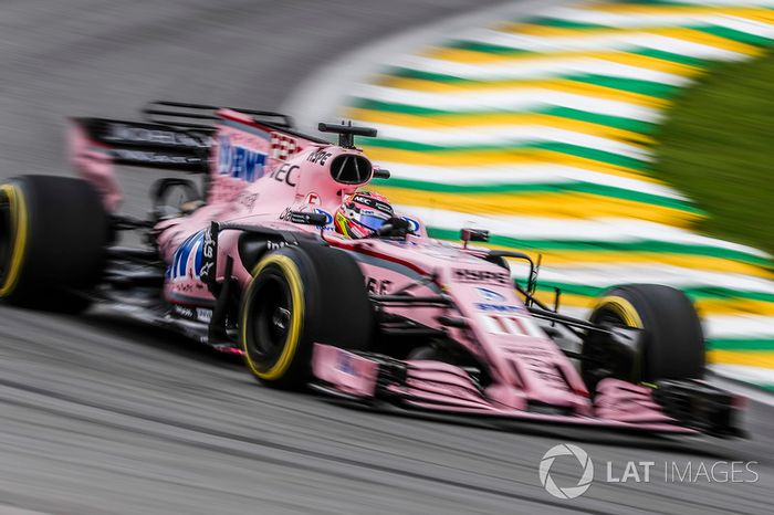 Sergio Perez ficou em sexto, mas herdou a quinta posição de Daniel Ricciardo que foi punido e perdeu dez postos