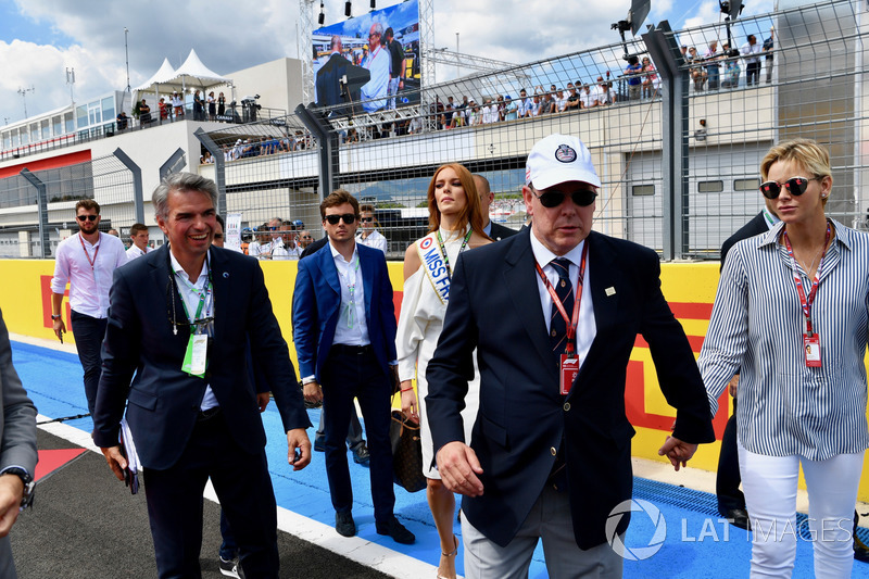 HSH Prince Albert of Monaco, Princess Charlene of Monaco, Charlene Wittstock, on the grid