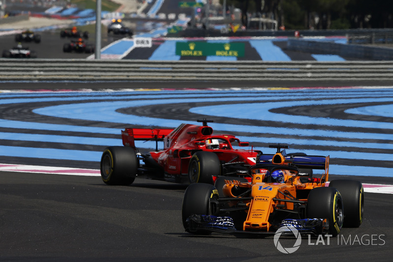 Alonso after Vettel run-in