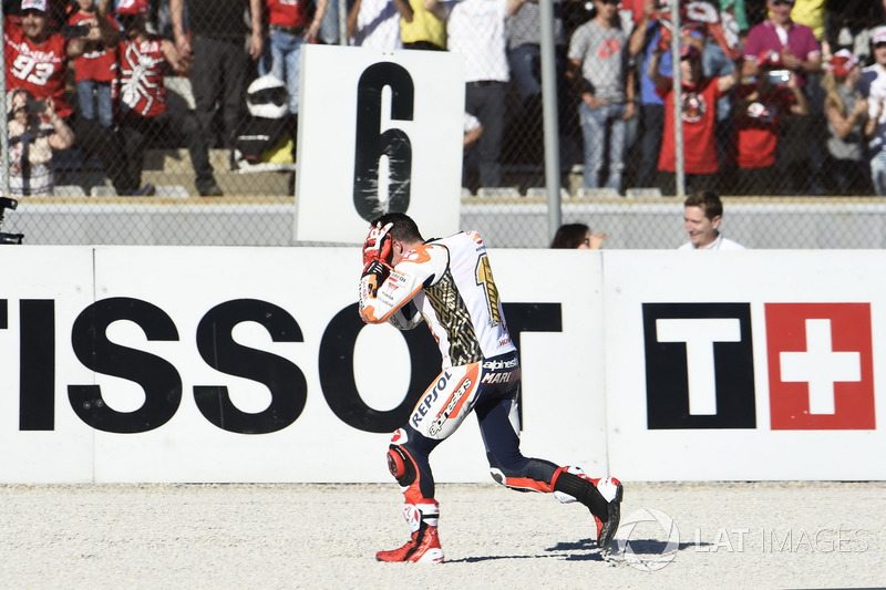 Le Champion du monde Marc Marquez, Repsol Honda Team fête son titre