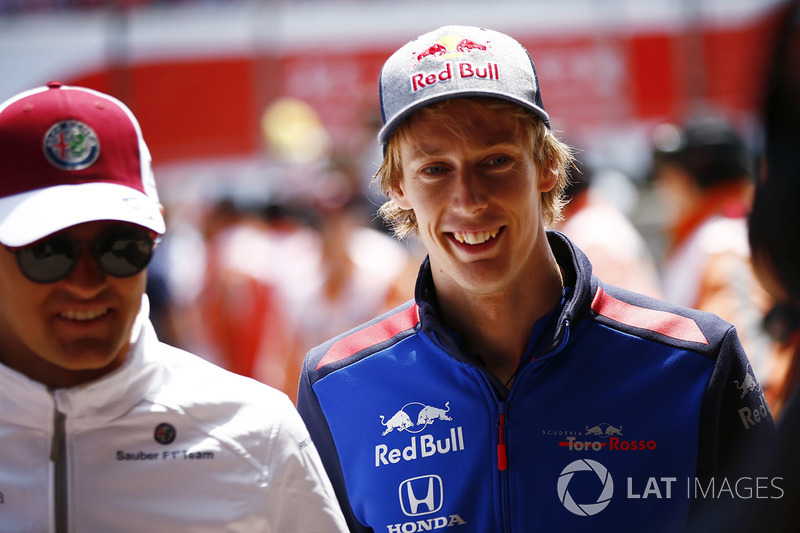 Marcus Ericsson, Sauber, e Brendon Hartley, Toro Rosso