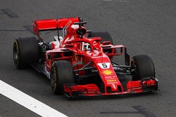 Yarış galibi Sebastian Vettel, Ferrari SF71H, Parc Ferme