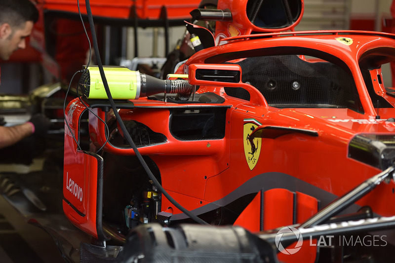 Ferrari SF71H sidepod detail