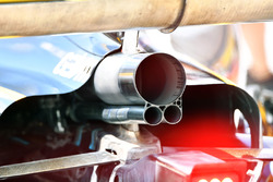 L'échappement de la Renault Sport F1 Team R.S. 18