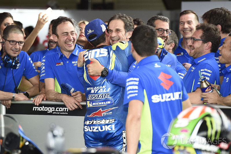 Third place Alex Rins, Team Suzuki MotoGP