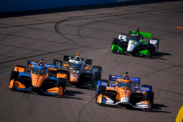 Nolan Siegel, Arrow McLaren, Scott Dixon, Chip Ganassi Racing