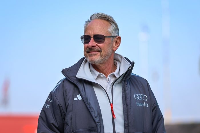 Audi Team Principal Jonathan Wheatley walks in the paddock 