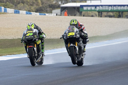 Pol Espargaro, Tech 3 Yamaha en Cal Crutchlow, Team LCR Honda