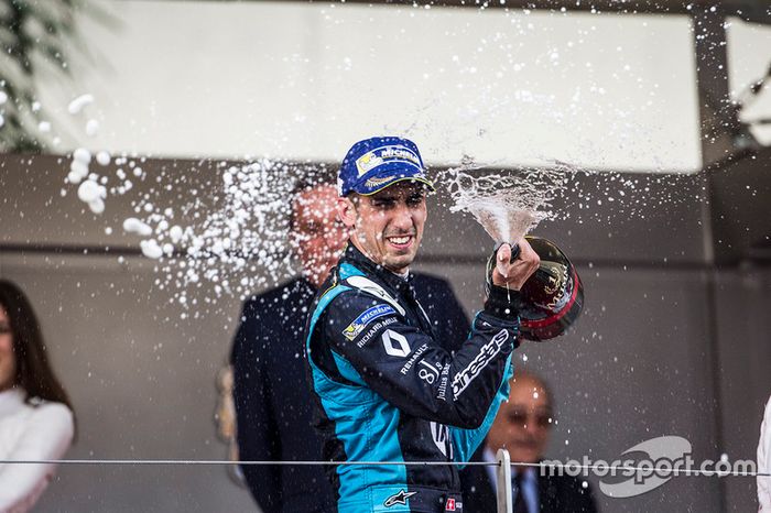 Podio: ganador de la carrera Sébastien Buemi, Renault e.Dams