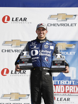Podium: ganador, Graham Rahal, Rahal Letterman Lanigan Racing Honda