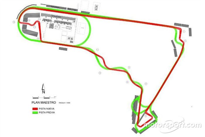 Con una longitud de 4,304 metros, al circuito mexicano se dan el mismo número de vueltas que en el GP de Brasil (71), con solo cinco metros más que Interlagos.