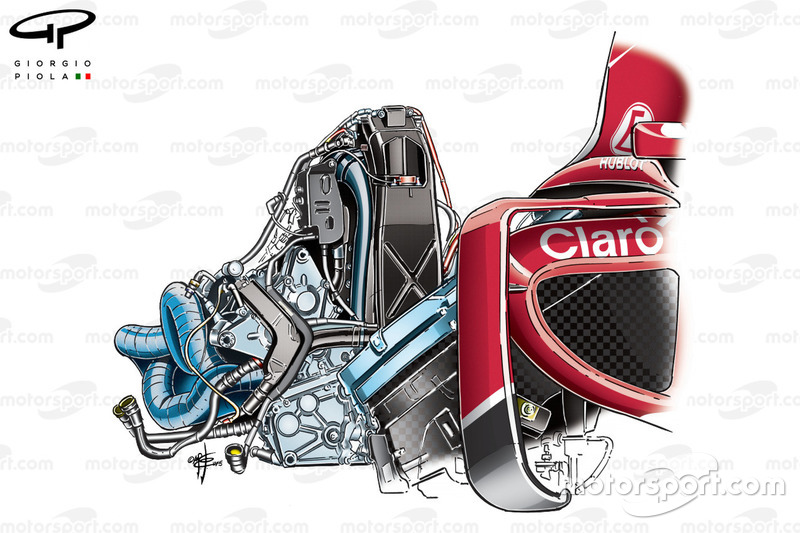 Ferrari SF15-T olietank
