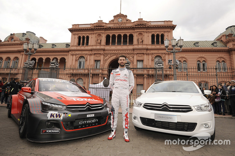 José María López, Citroën World Touring Car Team, Citroën C-Elysée WTCC during Citroën demonstration