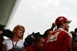 Sebastian Vettel, Ferrari con los medios de comunicación