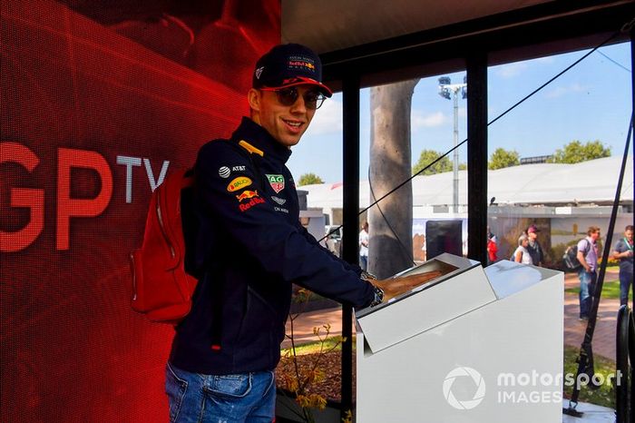 Pierre Gasly, Red Bull Racing hand mould 