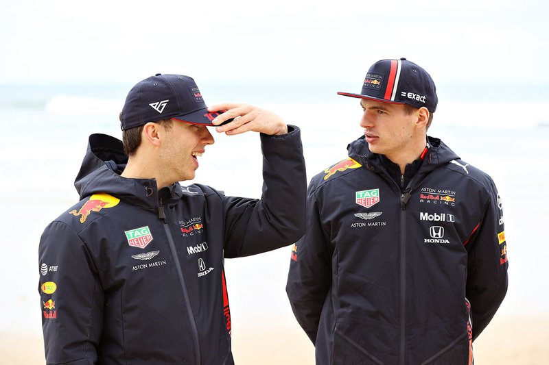 Max Verstappen, Red Bull Racing y Pierre Gasly, Red Bull Racing