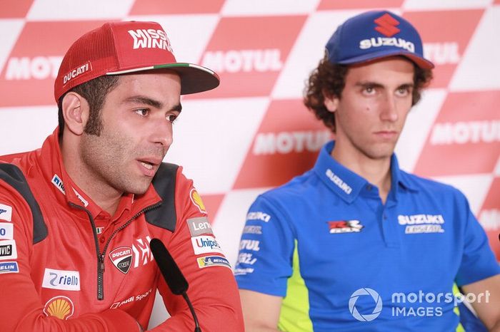 Danilo Petrucci, Ducati Team, Alex Rins, Team Suzuki MotoGP