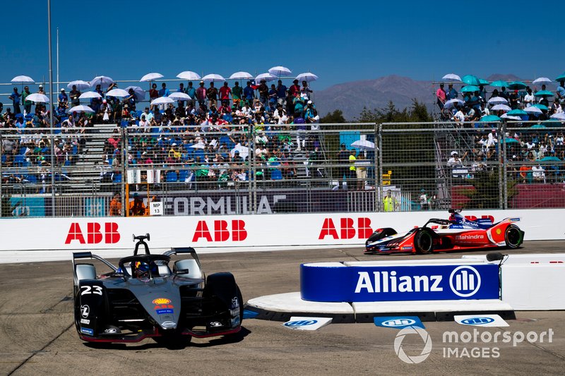 Sébastien Buemi, Nissan e.Dams, Nissan IMO1 Pascal Wehrlein, Mahindra Racing, M5 Electro