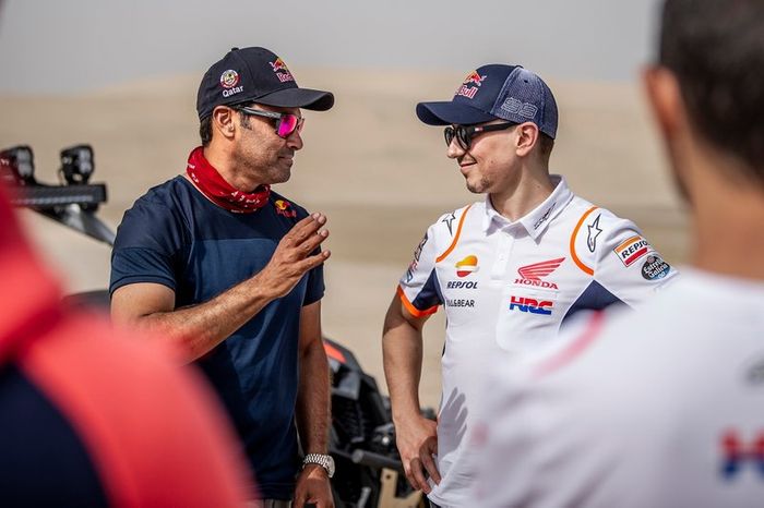 Nasser Al Attiyah y Jorge Lorenzo