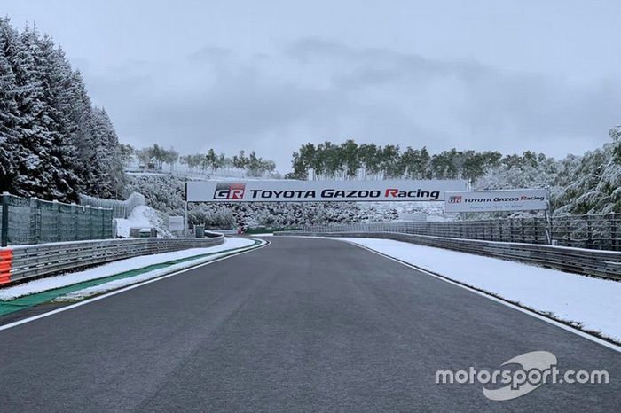 Nieve en Spa-Francorchamps