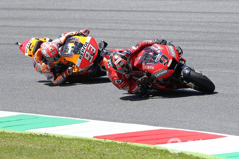 Marc Marquez, Repsol Honda Team & Danilo Petrucci, Ducati Team