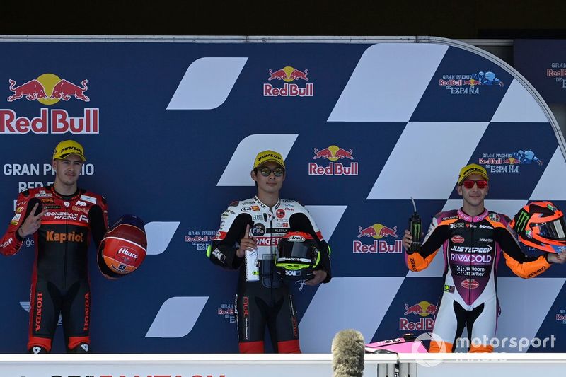 Tatsuki Suzuki, SIC58 Squadra Corse, Jeremy Alcoba, Team Gresini Moto3, Andrea Migno, Rivacold Snipers Team